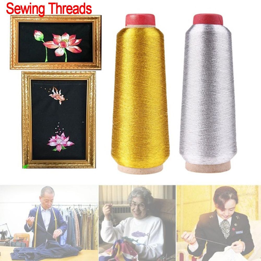 Embroidery X Stitch - Gold/Silver Embroidery Threads Computer Cross-stitch Thread