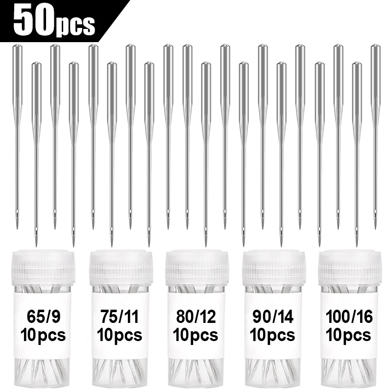 Embroidery Generator - 50Pcs Universal Sewing Machine Needles -