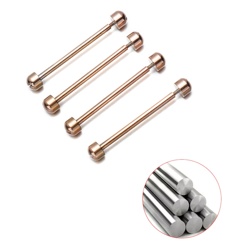 Embroidery Bracelet - 1 Pair Watch Strap Screw Pins