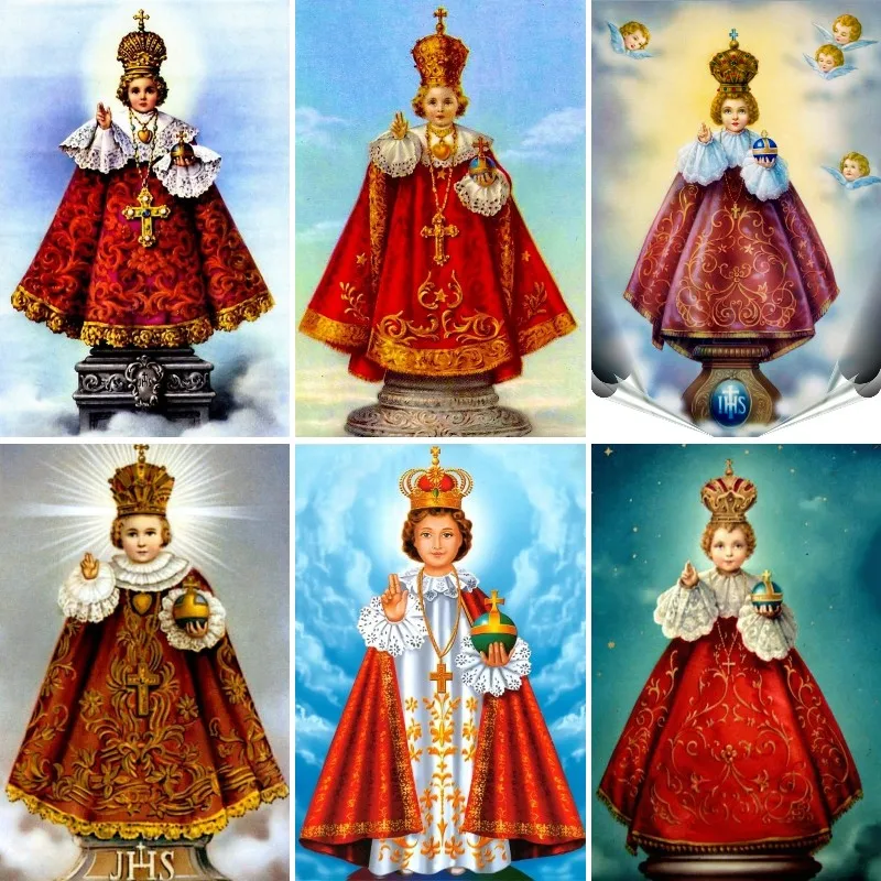 Infant Jesus of Prague Diamond - Embroidery Jesus recension och pris