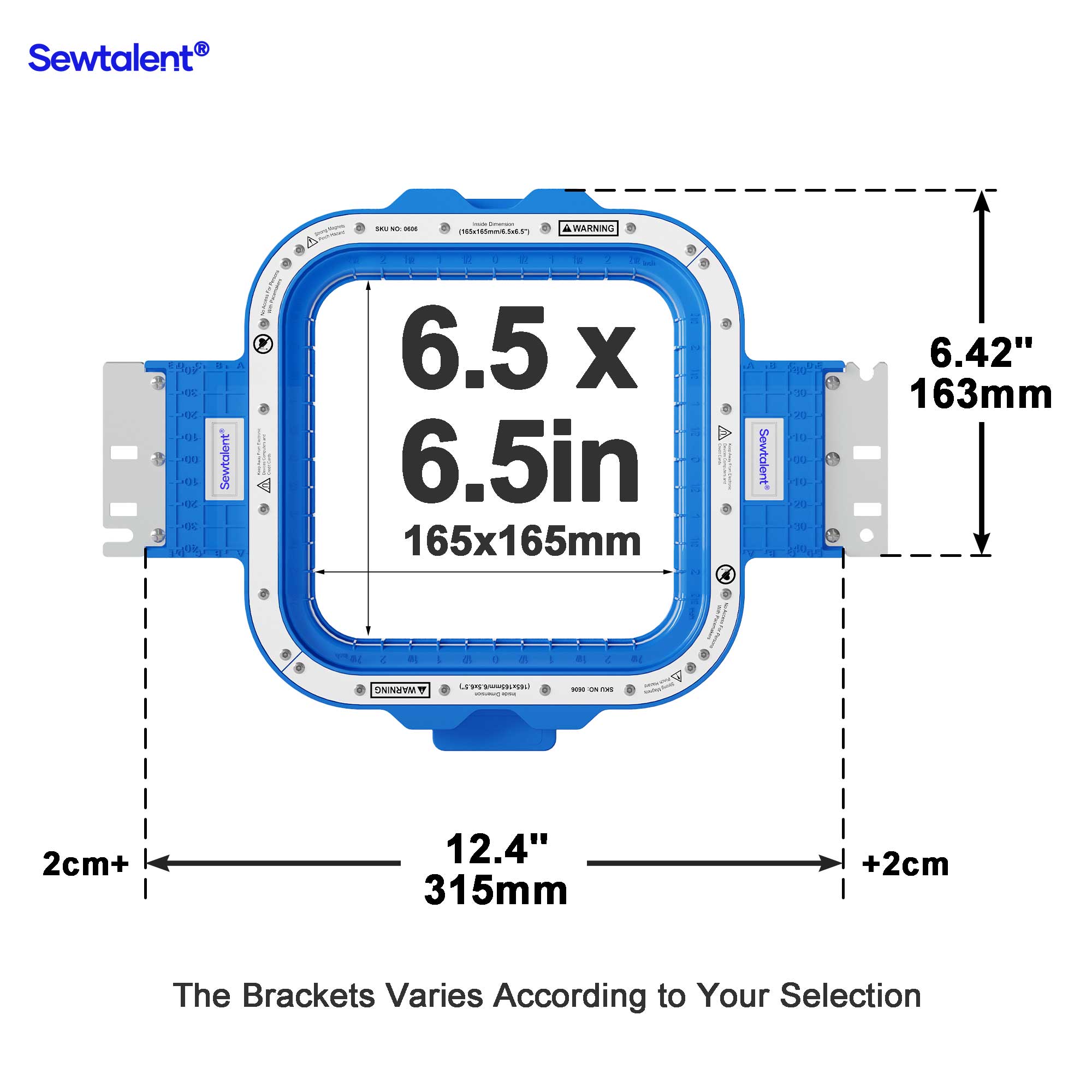 Sewpassion-Magnetic Embroidery - Embroidery Hoop Plastic recension och pris