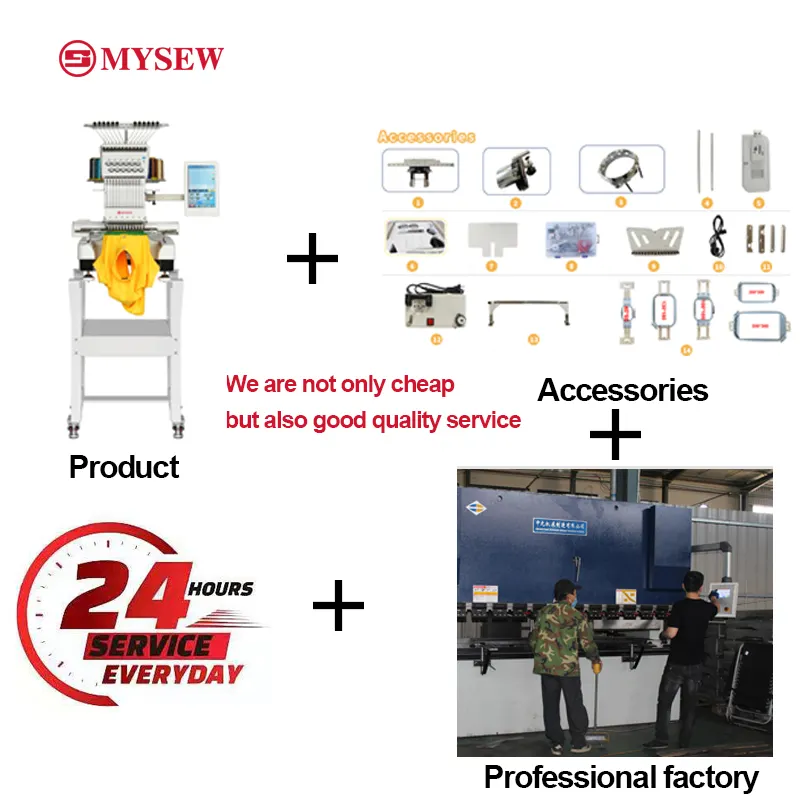 MYSEW MFS 1200 High Quality Si - Embroidery Machine recension och pris