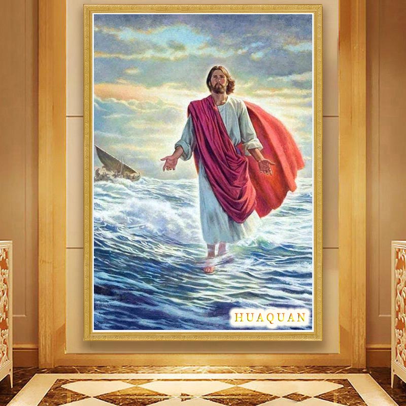 Christianity Jesus Walked On T - Embroidery Jesus recension och pris
