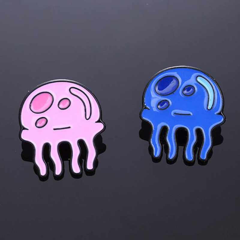 Kawaii Jellyfish Metal Badges  - Embroidery Fish recension och pris