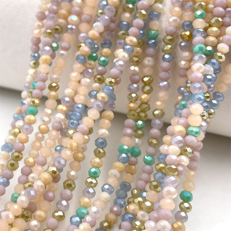 2mm Crystal Beads Mixed Color  - Embroidery Glass Beads recension och pris