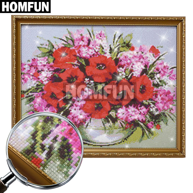 HOMFUN AB 5D DIY Diamond Embro - Embroidery Fish recension och pris