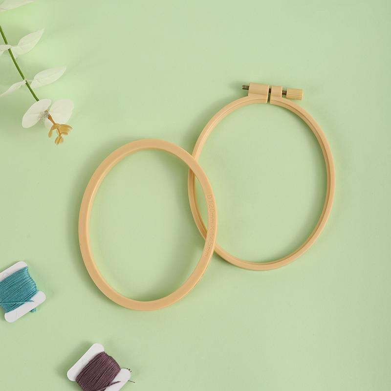 Imitation Bamboo Plastic Oval  - Embroidery Hoop Plastic recension och pris