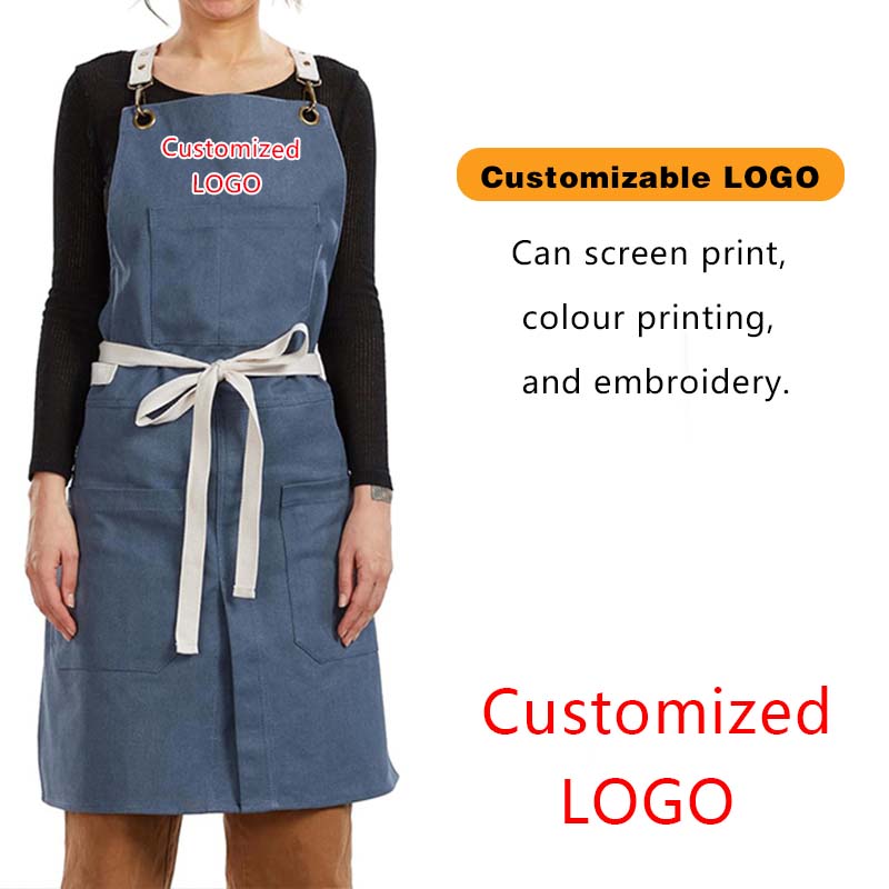 Customizable Logo Waterproof E - Embroidery Apron recension och pris