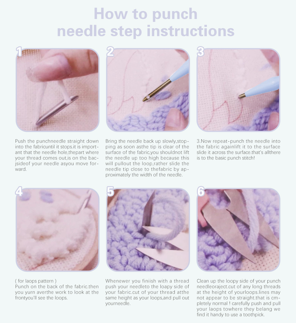 DIY Punch Needle Embroidery Ki - Embroidery Daisy Flower recension och pris