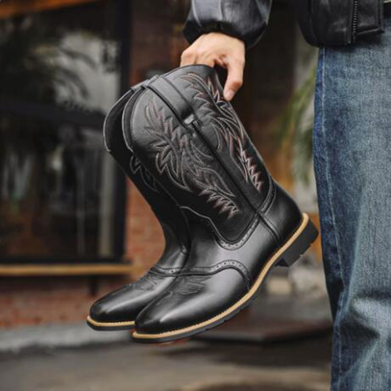 New Men High Boots Embroidery  - Embroidery Stitches recension och pris