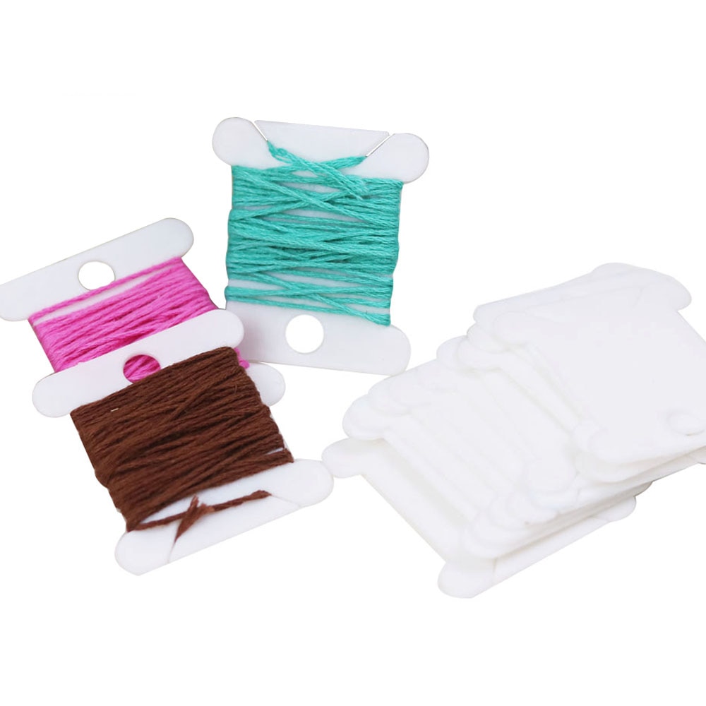 30pcs Plastic Floss Bobbins Se - Embroidery X Stitch recension och pris