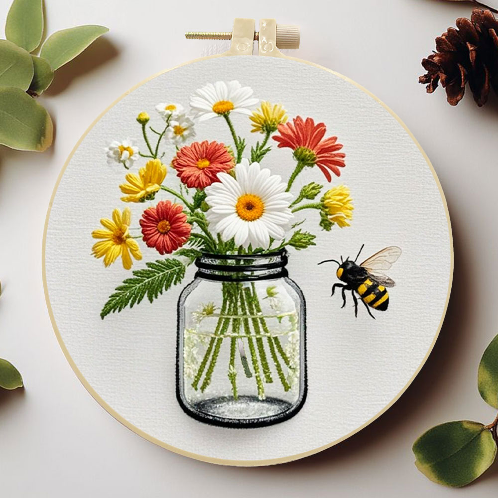 1PCS Diy Embroidery Kits Daisy - Embroidery Daisy Flower recension och pris