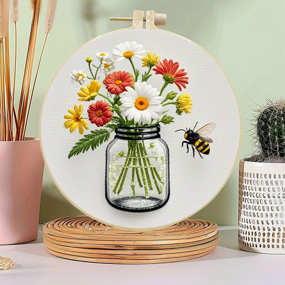 1PCS Diy Embroidery Kits Daisy - Embroidery Daisy Flower recension och pris