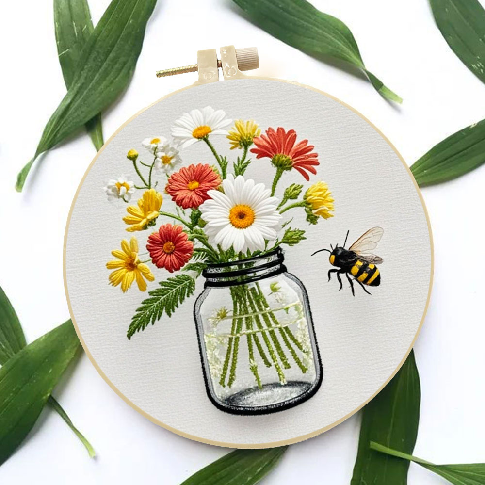 1PCS Diy Embroidery Kits Daisy - Embroidery Daisy Flower recension och pris