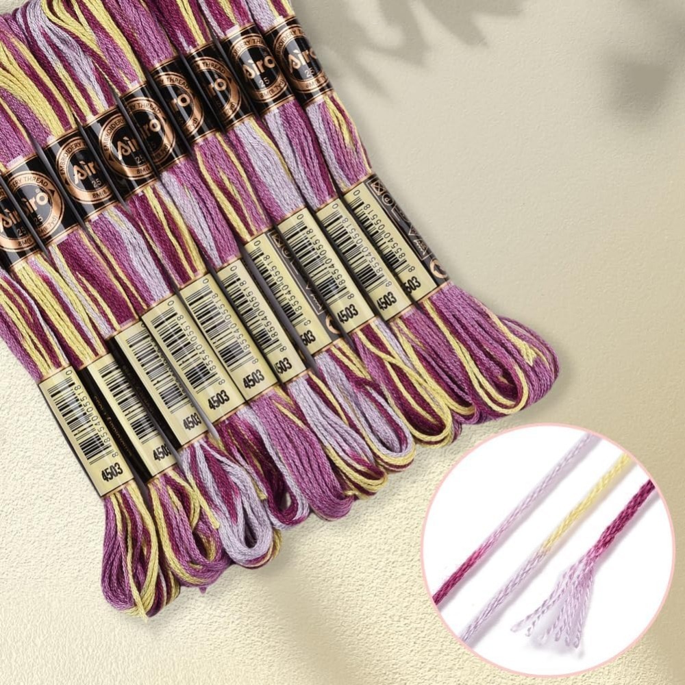 6 Strands Purple Variegated Em - Embroidery Stitches recension och pris