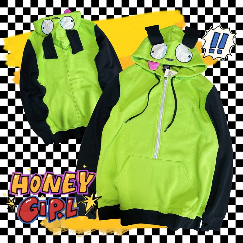 Anime Invader Cosplay Costume  - Embroidery Zip Up Hoodie recension och pris