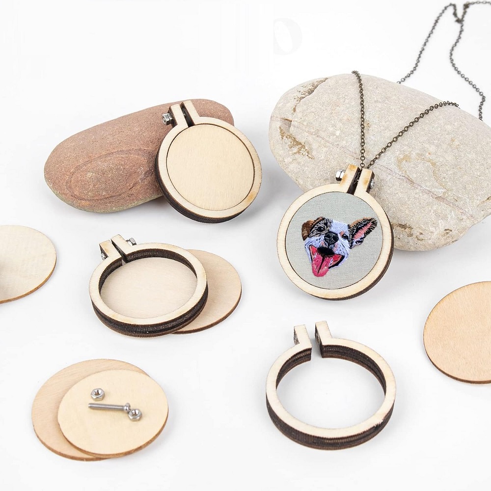 10PCS Mini Embroidery Hoop Woo - Embroidery Ring recension och pris