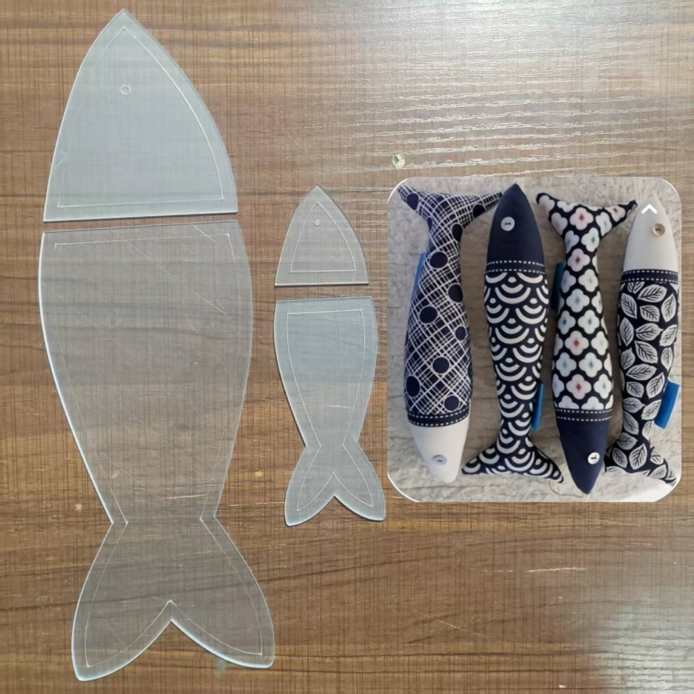 Fish Quilting Template Acrylic - Embroidery Fish recension och pris