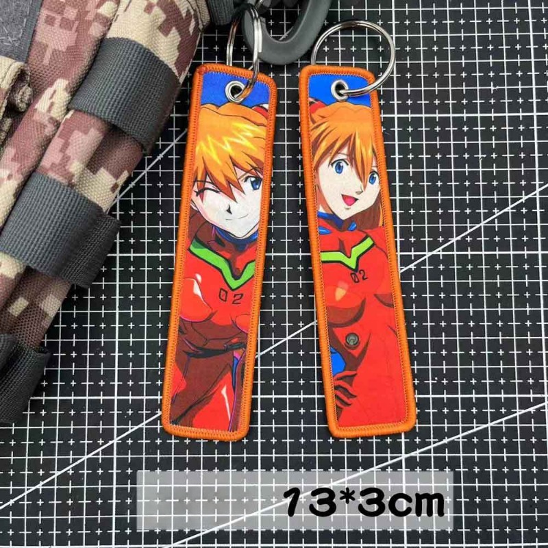 Evangelion Keychain Anime Embr - Embroidery Ring recension och pris