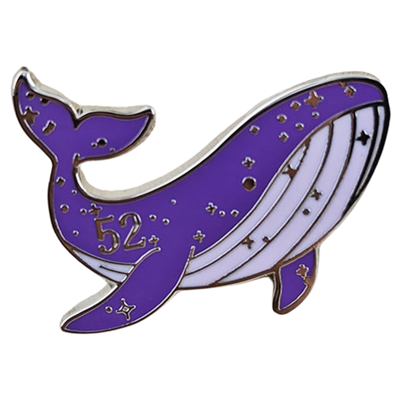 Kpop ARMY 52 Hertz Lonely Whal - Embroidery Fish recension och pris