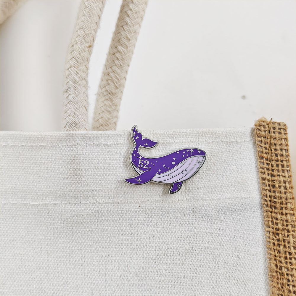 Kpop ARMY 52 Hertz Lonely Whal - Embroidery Fish recension och pris