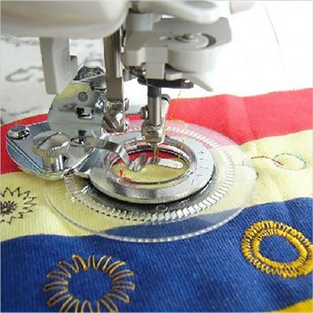 Household Multi-Function Sewin - Embroidery Daisy Flower recension och pris