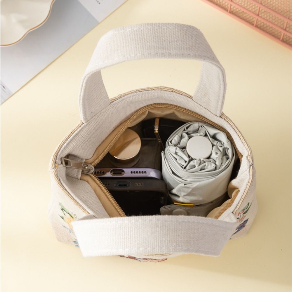 Embroidery Canvas Bag Cute Cat - Embroidery Cat recension och pris