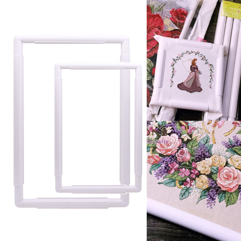 Square Shape Embroidery Frame  - Embroidery Hoop Plastic recension och pris