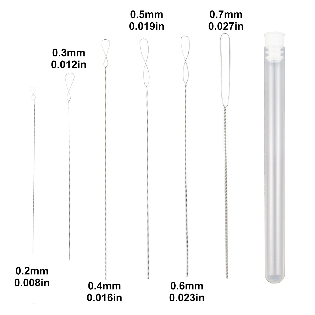 6Pcs/Lot 0.2-0.7mm Twisted Pin - Embroidery Bracelet recension och pris