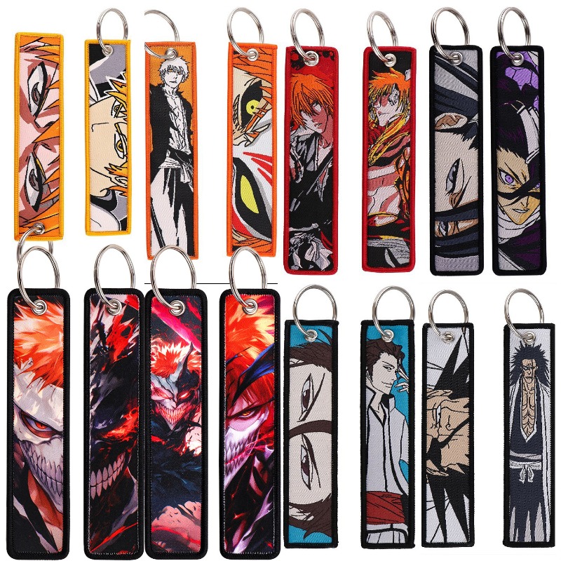 BLEACH Anime Key Tag Embroider - Embroidery Ring recension och pris