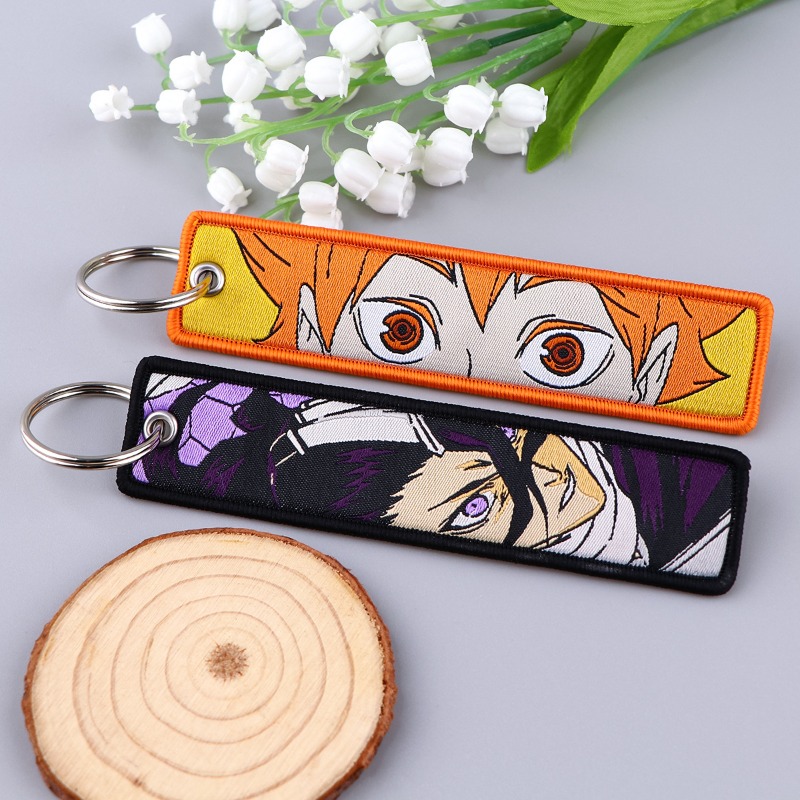 BLEACH Anime Key Tag Embroider - Embroidery Ring recension och pris