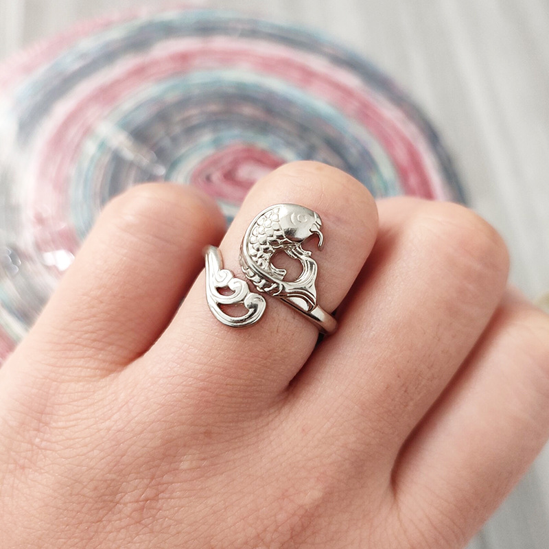 Ring Knitting Loop Crochet Too - Embroidery Fish recension och pris