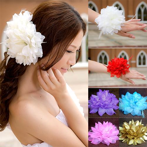 Bridal Wedding Party Flower He - Embroidery Bracelet recension och pris