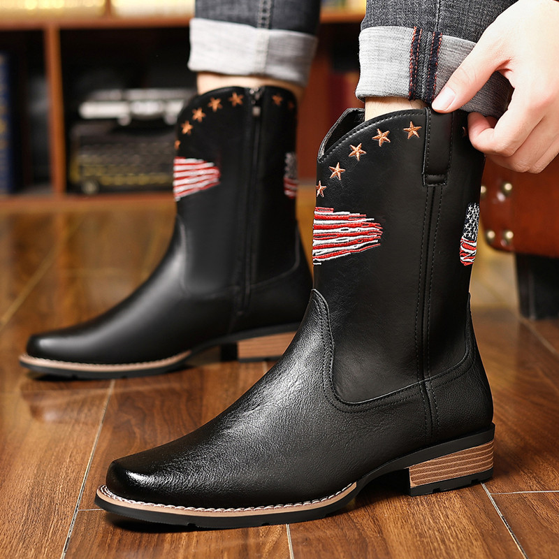 New Brand Men High Boots Embro - Embroidery Stitches recension och pris