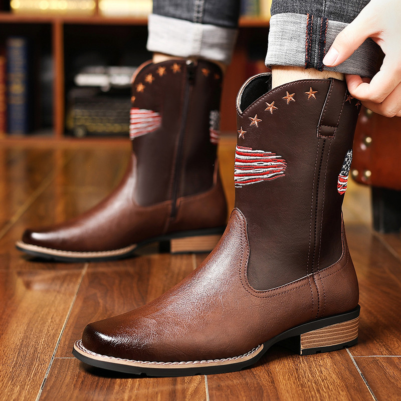 New Brand Men High Boots Embro - Embroidery Stitches recension och pris