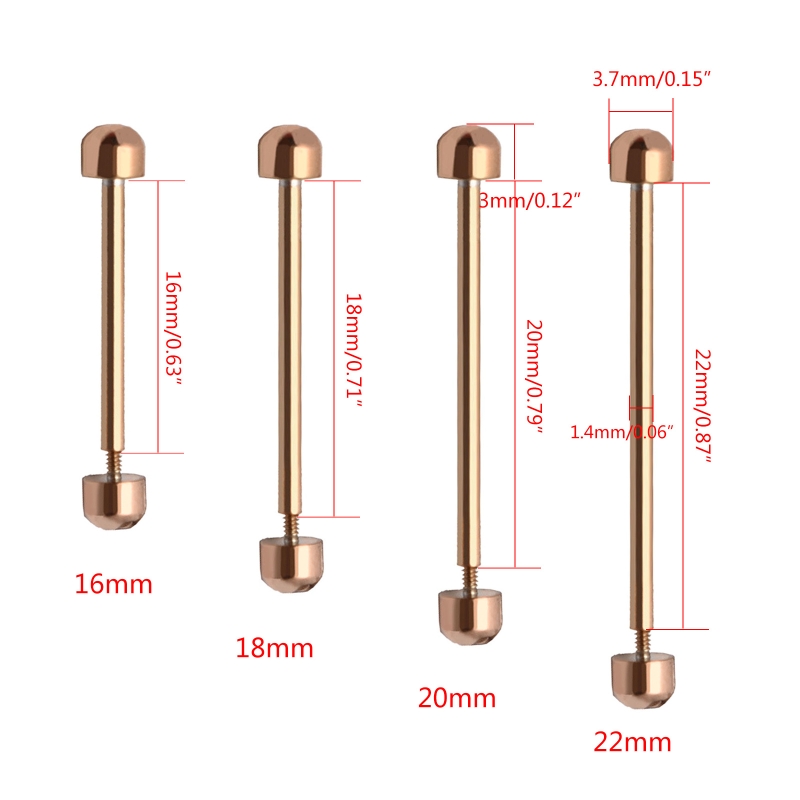 1 Pair Watch Strap Screw Pins  - Embroidery Bracelet recension och pris