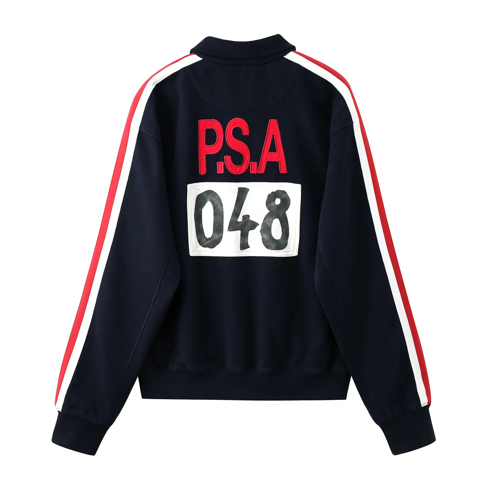 Y2K Vintage Racing Track Jacke - Embroidery Zip Up Hoodie recension och pris
