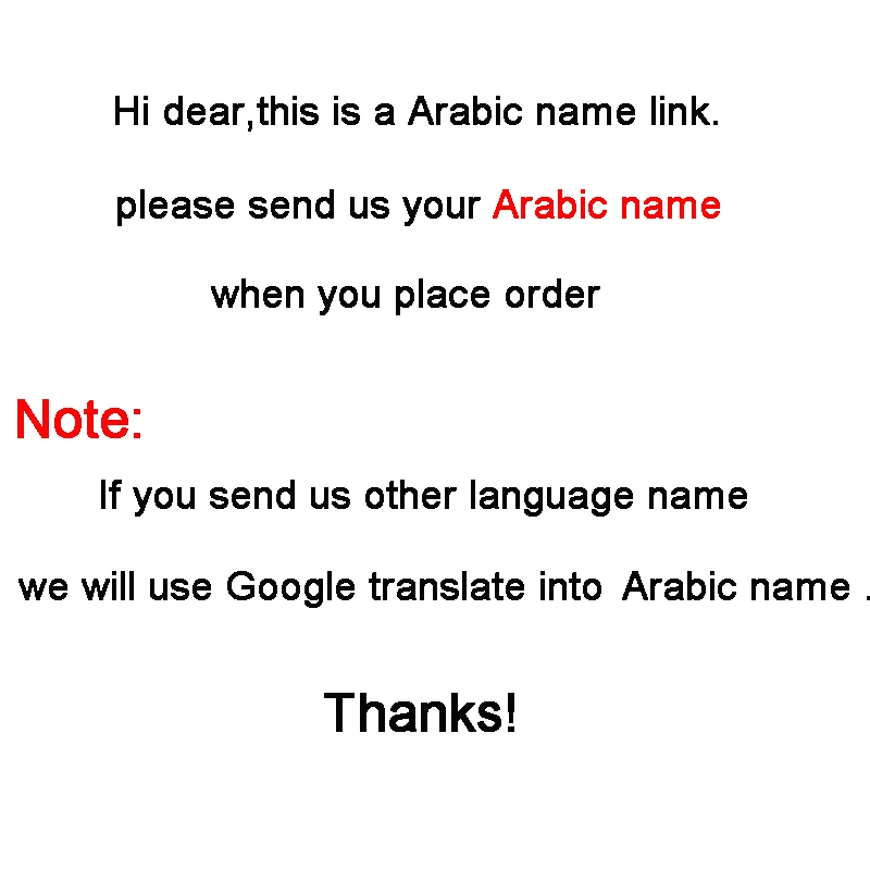 Goxijite Customized Arabic Nam - Embroidery Initials recension och pris