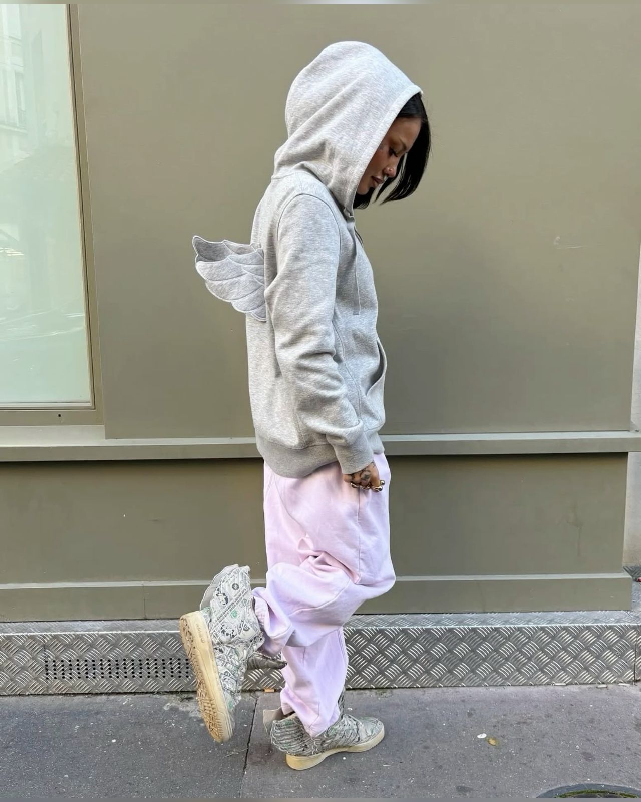 Harajuku Y2K Millennium Street - Embroidery Zip Up Hoodie recension och pris