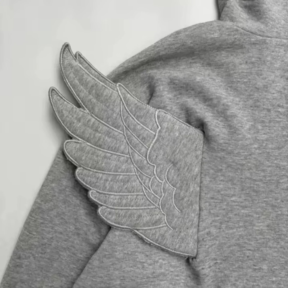 Harajuku Y2K Millennium Street - Embroidery Zip Up Hoodie recension och pris