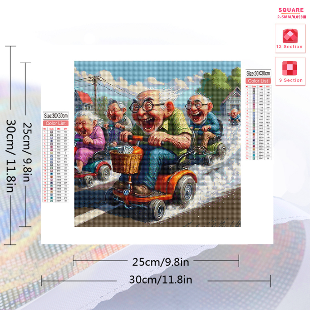Momoart 5D DIY Diamond Mosaic  - Embroidery X Stitch recension och pris