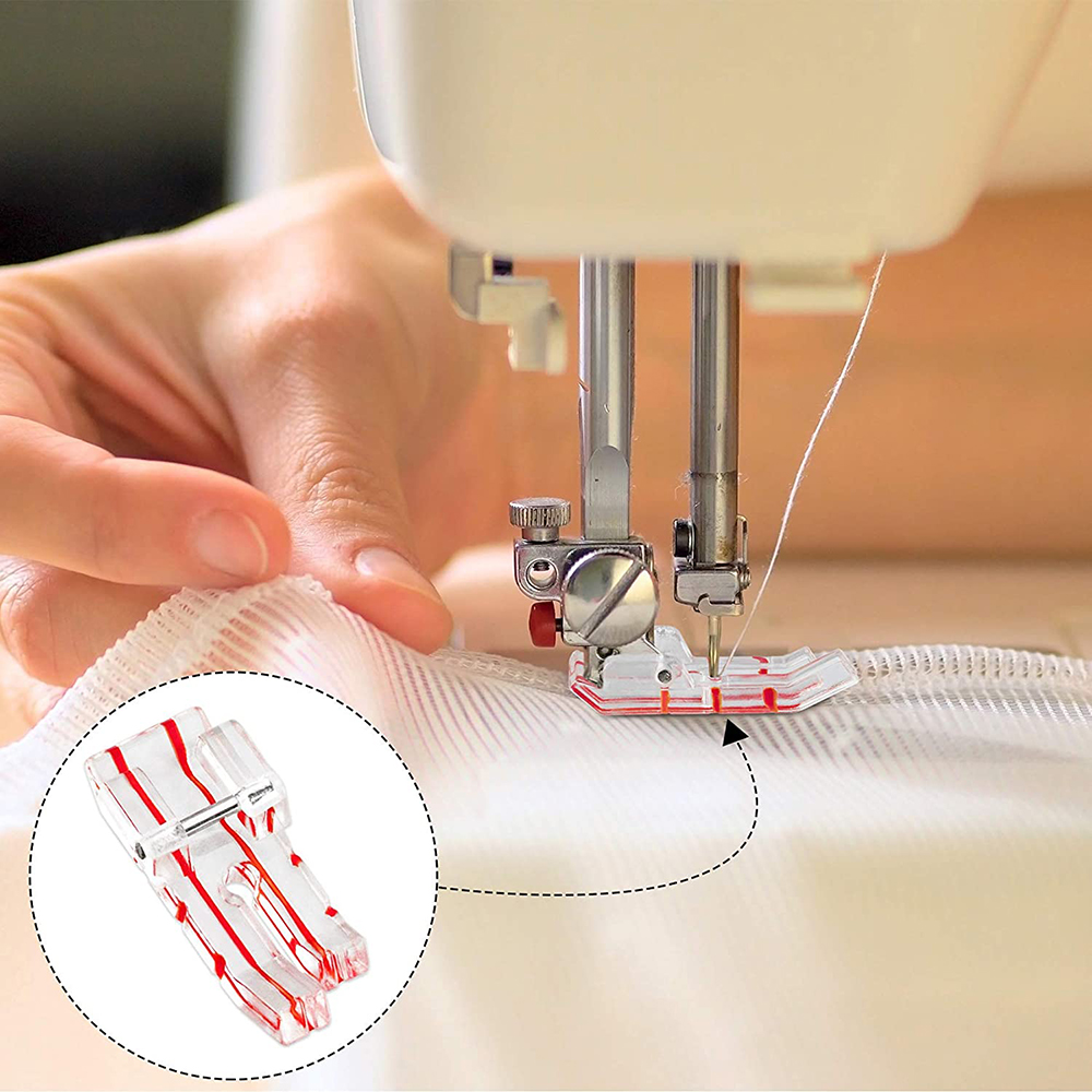 1/2Pcs Border Guide Presser Fo - Embroidery Generator recension och pris