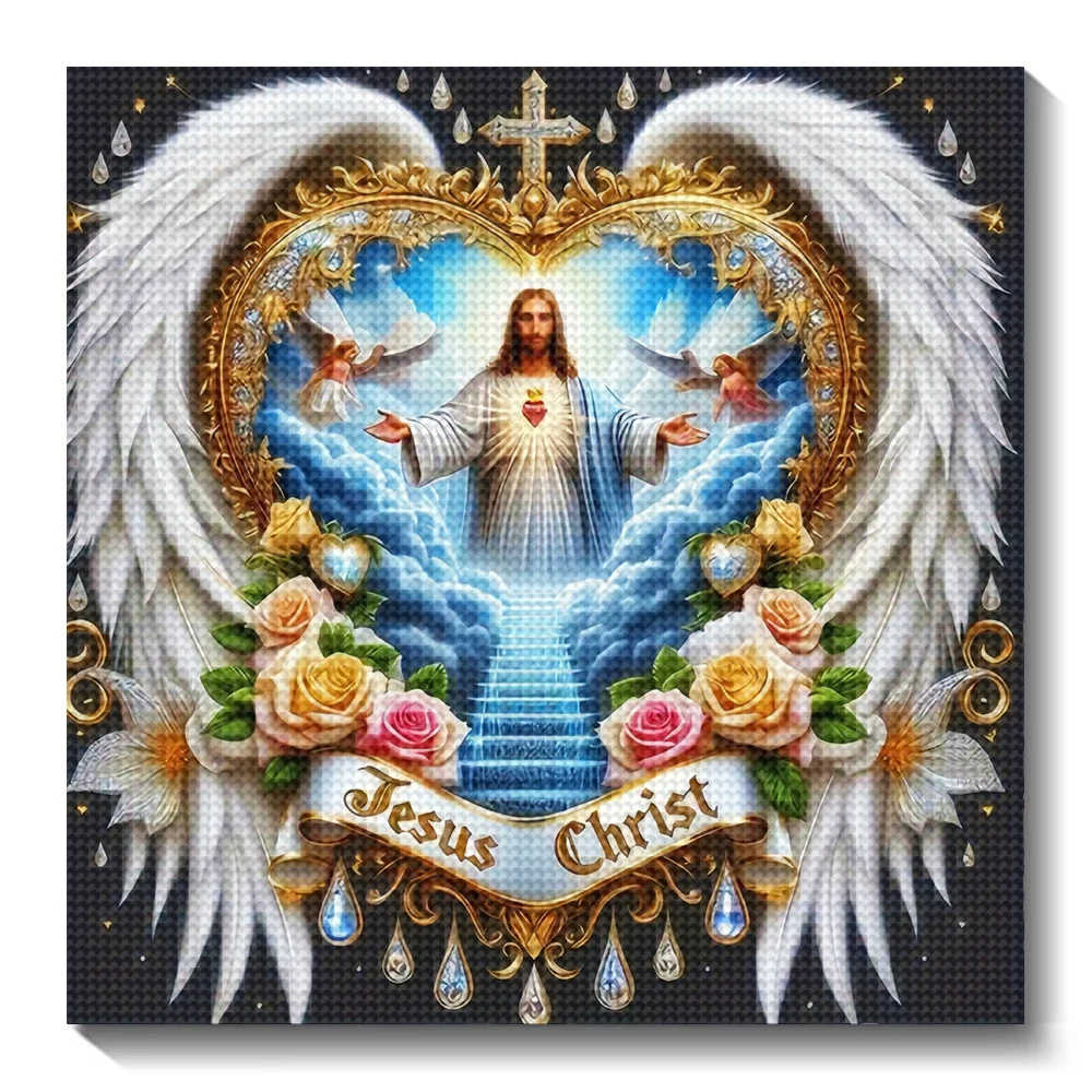 5D DIY Diamond Painting Portra - Embroidery Jesus recension och pris