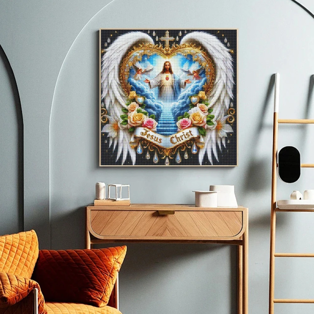 5D DIY Diamond Painting Portra - Embroidery Jesus recension och pris