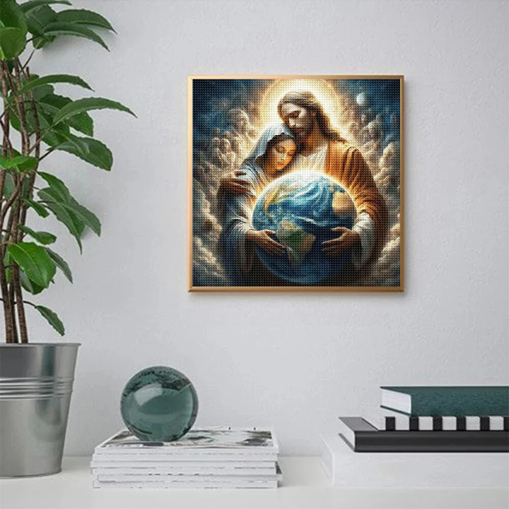 5D DIY Diamond Painting Portra - Embroidery Jesus recension och pris