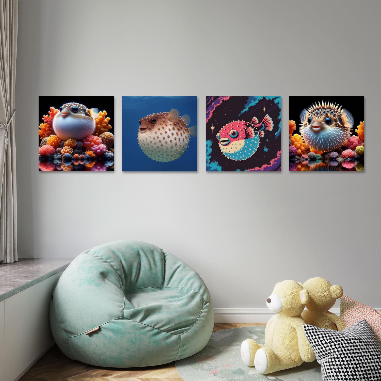 Fun Animal Theme DIY Diamond P - Embroidery Fish recension och pris