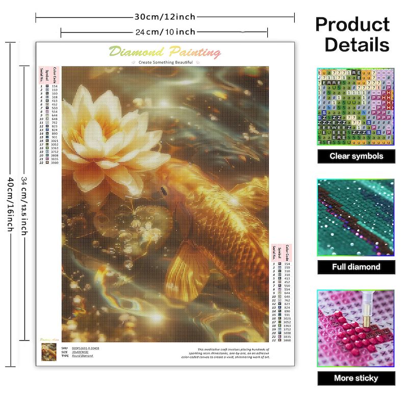 SDOYUNO Diamond Art Painting K - Embroidery Fish recension och pris