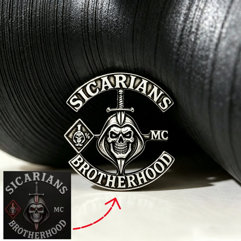 Engraved Custom MC Picture Log - Embroidery Initials recension och pris