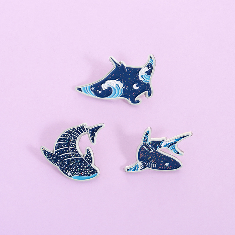 Cartoon marine creatures Ename - Embroidery Fish recension och pris