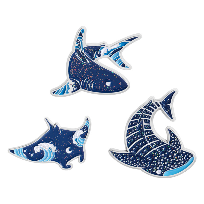 Cartoon marine creatures Ename - Embroidery Fish recension och pris